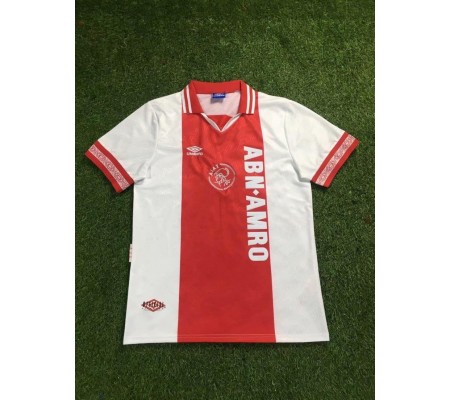 Ajax 94/95 Home Red&White Soccer Jersey